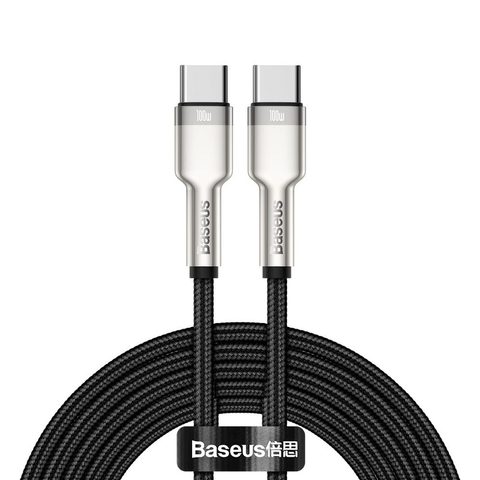 Nabíjecí a datový kebel USB-C / USB-C  2 m černý -BASEUS