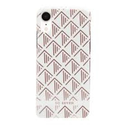 Obal / kryt pre Apple iPhone XR Triangle old pink - SO SEVEN