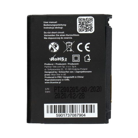 Baterie Samsung F480 (náhrada za AB553446CEC) 700 mAh Li-Ion Blue Star