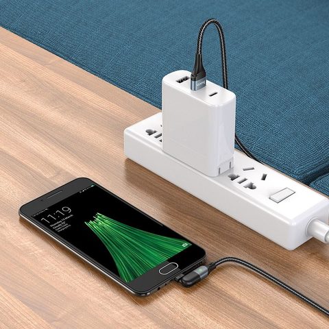 Kabel micro USB 1m, černý - HOCO