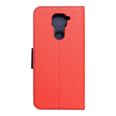 Puzdro / obal pre Xiaomi Redmi Note 9 červený / modrý - kniha Fancy Book