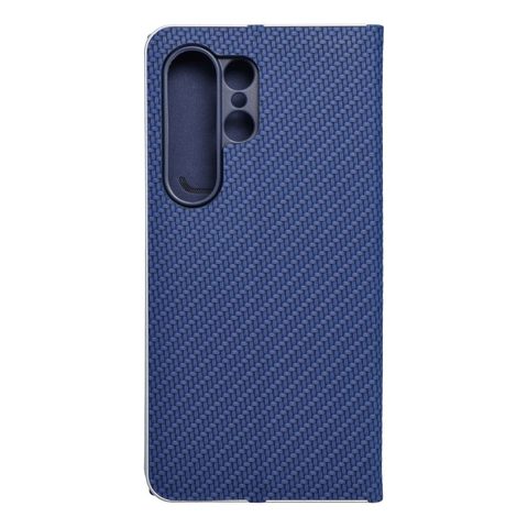 Pouzdro / obal na Samsung Galaxy S24 Ultra modré - knížkové LUNA Book Carbon
