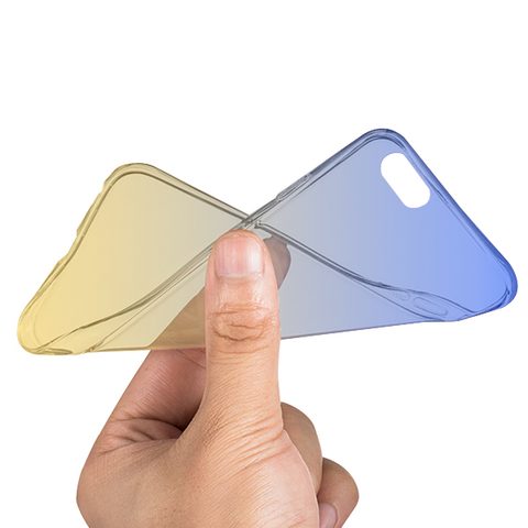 Obal / kryt na Samsung Galaxy A3 2016 modrý-zlatý - Forcell OMBRE