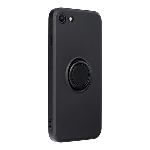 Obal / kryt na Apple iPhone 7 / iPhone 8 / SE 2020 / SE 2022 černý - Forcell SILICONE RING