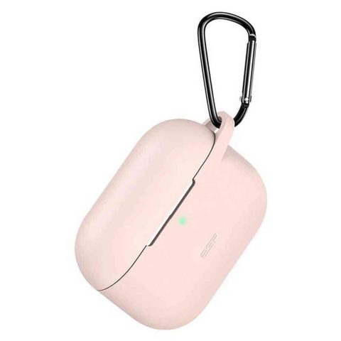 Ochranný kryt s karabínou pre Apple AirPods Pro ružový - Cellularline Bounce
