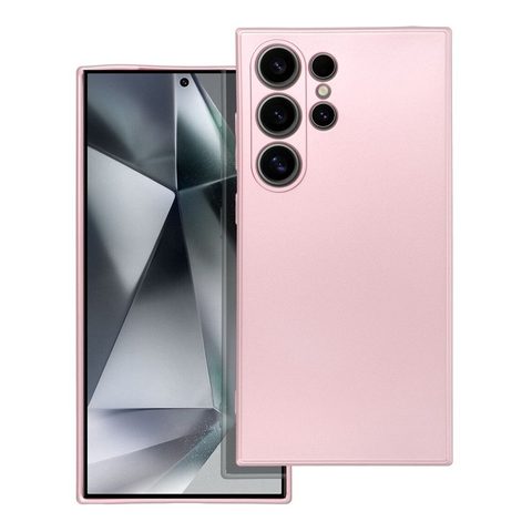 Obal / kryt na Samsung Galaxy S24 ULTRA ružové - METALLIC
