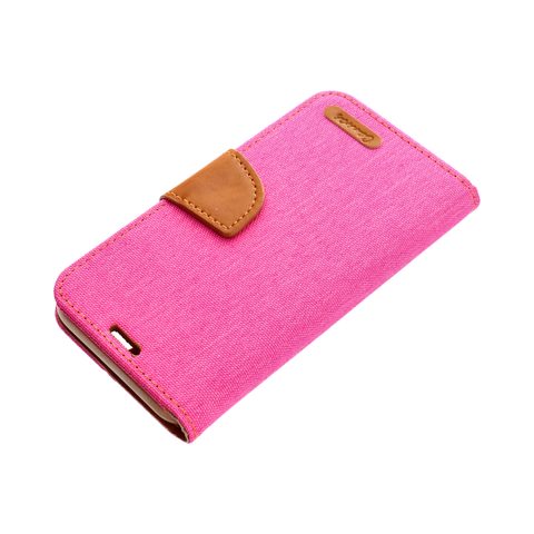 Pouzdro / obal na Samsung Galaxy A14 4G rúžové - knížkové Canvas