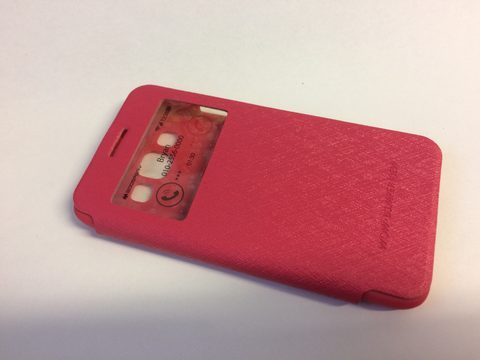 Pouzdro / obal na Samsung Galaxy A3 růžové - knížkové WOW Mercury