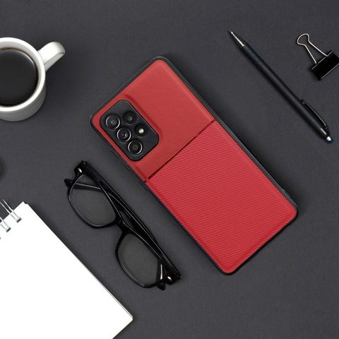 Obal / kryt na Samsung Galaxy A12 červený - Forcell NOBLE Case