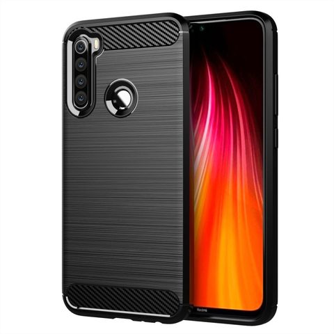 Fedél / borító Xiaomi Redmi Note 8T fekete - Forcell Carbon