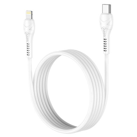 Kabel Type C / iPhone Lightning 8-pin bílý - HOCO