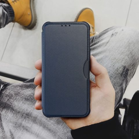 Pouzdro / obal na Xiaomi Redmi 9C / 9C NFC modré - knížkové RAZOR