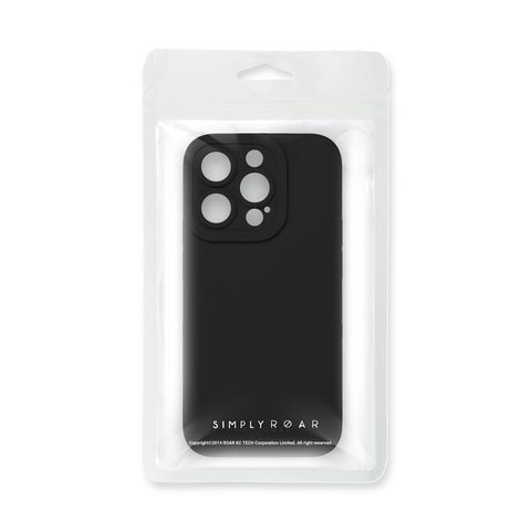 Roar kerek sarok mágneses flip tok - iPhone 12 Pro Max készülékhez fekete