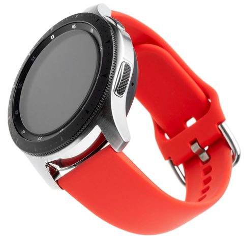 Silikónový remienok FIXED Remienok pre smart hodinky 20 mm červený