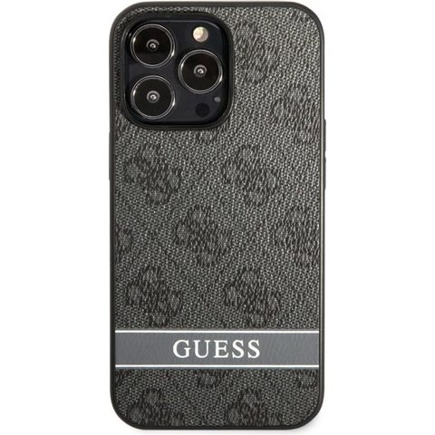 Obal / kryt na Apple iPhone 13 Pro Max Guess Stripe - Sivé