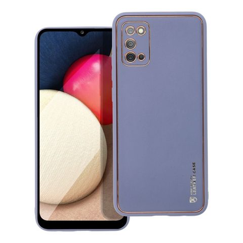 Obal / kryt pre Samsung Galaxy A03S modrý - Forcell LEATHER