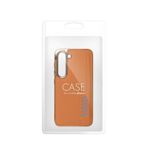 Obal / kryt na Samsung Galaxy S24 hnedý - MILANO Case