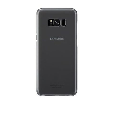 Borító Samsung Galaxy S8 Plus (G955) átlátszó/fekete - eredeti EF-QG955CBE