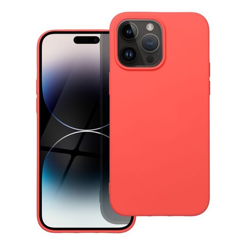 Obal / kryt na Apple iPhone 14 PRO MAX ( 6.7 ) oranžová - Forcell SILICONE LITE Case