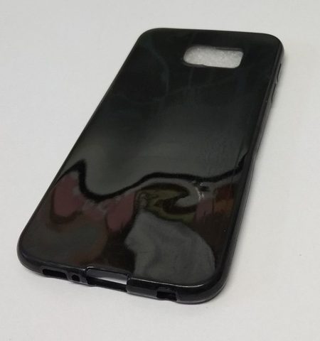 Obal / kryt na Samsung Galaxy S6 černý - Jelly Bright 0,3mm