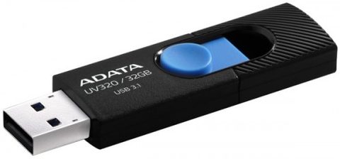 32 GB-os fekete és kék pendrive - Adata USB 3.0