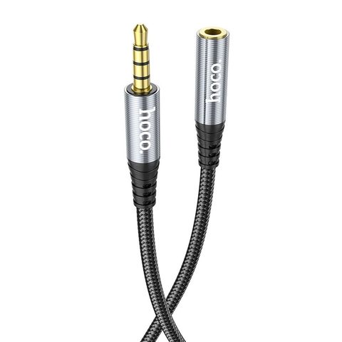 3.5mm audió hosszabbító kábel 2m fekete - HOCO