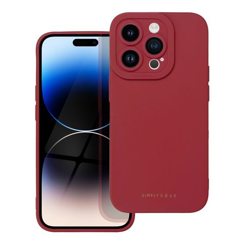 Obal / kryt na Apple iPhone 14 Pro červené - Roar Luna Case