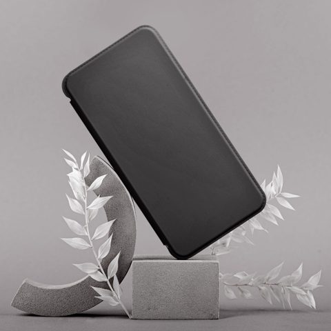 Puzdro / obal na Samsung Galaxy S21 FE čierny - kniha PIANO Book