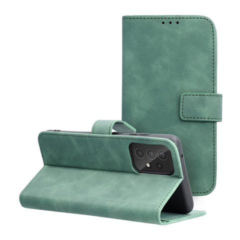 Puzdro / obal pre Samsung Galaxy A52 5G / A52 LTE ( 4G ) / A52s 5G zelené - kniha Forcell TENDER
