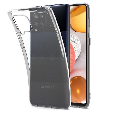 Obal / kryt na Samsung Galaxy A42 transparent - Back Case Ultra Slim 0,5mm