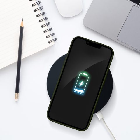 Obal / kryt na Apple iPhone 15 zelený - CARD Case