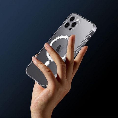 Obal / kryt na Samsung Galaxy S24 Plus transparentný - Clear Mag Cover