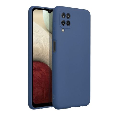 Obal / kryt pre Samsung Galaxy A12 modrý - Forcell SILICONE LITE