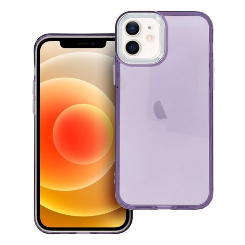 Obal / kryt na Apple iPhone 12 fialový - PEARL