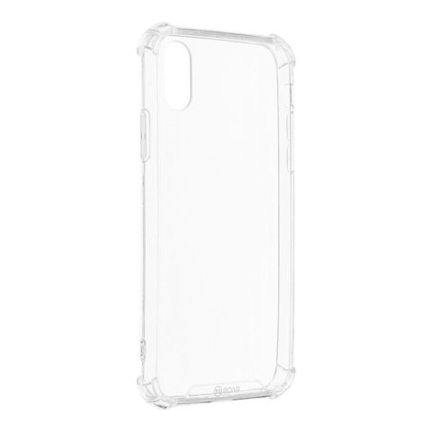 Obal / kryt na Apple iPhone X průhledný - Armor Jelly Case Roar