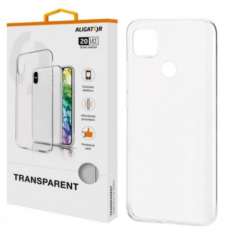 Obal / kryt pre Xiaomi Redmi 9C transparentný - Aligator