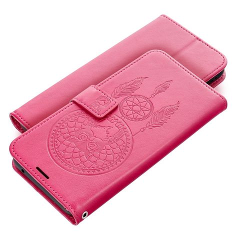 Pouzdro / obal na Samsung Galaxy A12 růžové - knížkové MEZZO