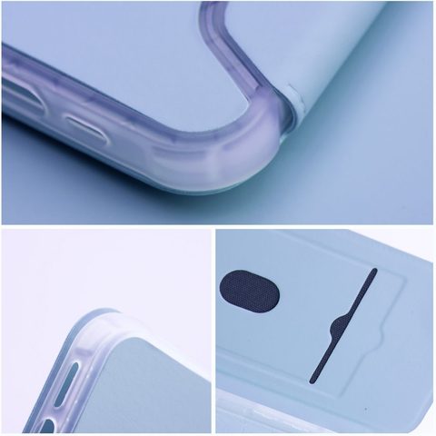 Pouzdro / Obal na Samsung Galaxy A34 5G světle modrá - knížkové PIANO Book