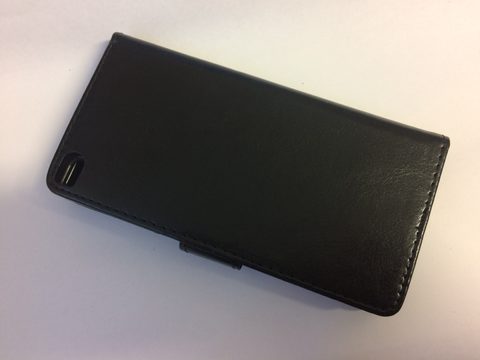 tok / borító Huawei P8 fekete - könyv 2in1