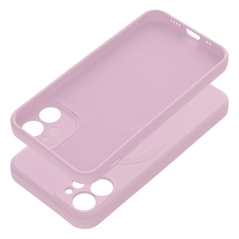 Obal / kryt na Apple iPhone 12 Mini ružové - Mag Cover
