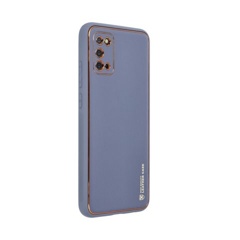 Obal / kryt na Samsung Galaxy A02S modrý - Forcell LEATHER