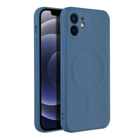 tok / borító Apple iPhone 12 kék - Sillicone Mag Cover - Szilikon Mag Cover