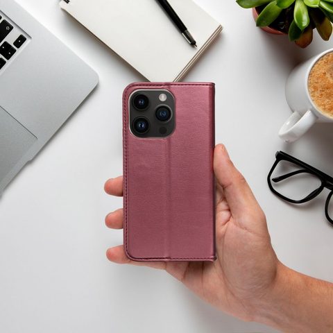 Pouzdro / obal na Apple iPhone 11 PRO bordó - knížkové Smart Magneto