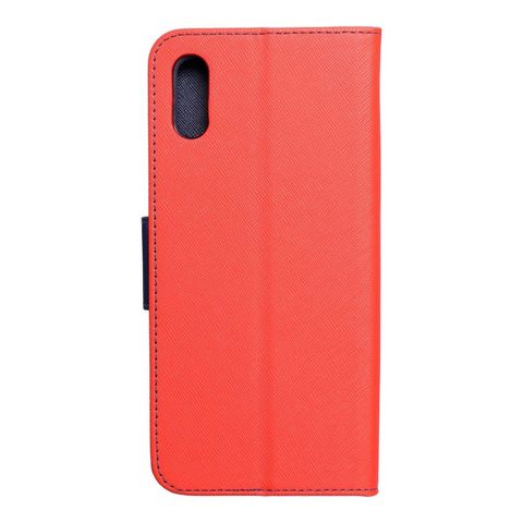 Puzdro / obal pre Xiaomi Redmi 9A červené / modré - kniha Fancy Book