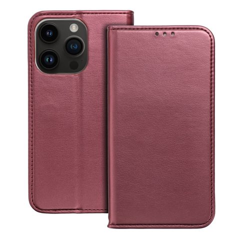 Puzdro / obal na Apple iPhone 7 / 8 / SE 2020/2022 burgundy - Book Smart Magneto