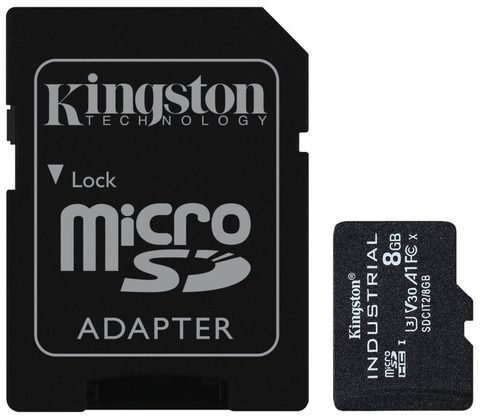 Paměťová karta s adaptérem 8GB - Kingston Industrial NEO