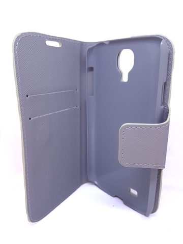 Puzdro / obal pre Samsung Galaxy S4 sivo-zelené - kniha mobilnet