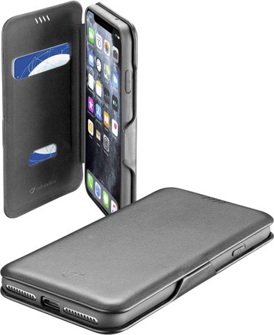 Puzdro / obal pre Apple iPhone 11 Pro Max čierne - Cellularline Book Clutch