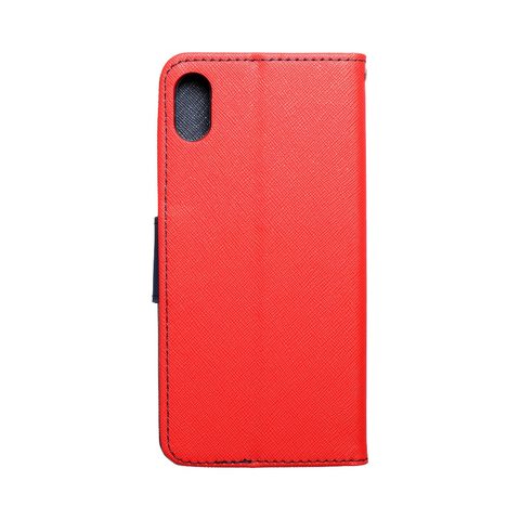 Pouzdro / obal na Apple iPhone XS Max červené - knížkové Fancy Book