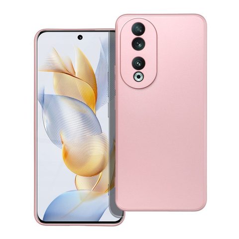 Obal / kryt na Honor 90 5G růžový - METALLIC